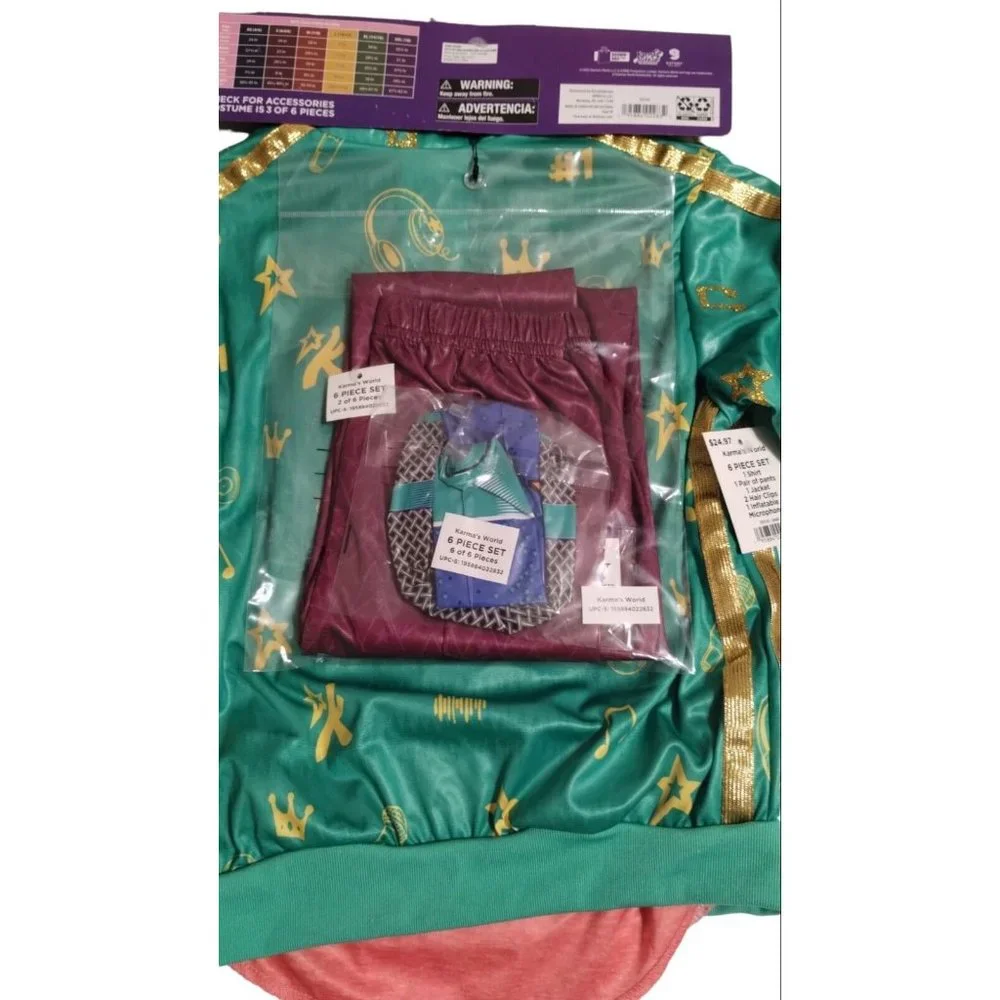 Rubies Karmas World Karma Girls Small Halloween Costume 6 to 6X New